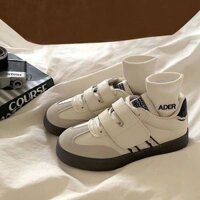 Giày thể thao nữ đế bệt quai dán ren sneaker