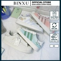 Giày thể thao nữ đế cao hồng, giày sneaker nữ xanh cá tính AD105