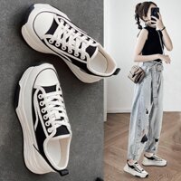 Giày thể thao nữ đế cao phong cách Hàn Quốc giày bánh mì độn đế trẻ trung