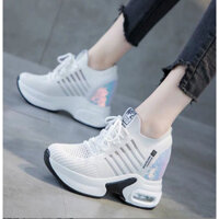 Giày thể thao nữ độn đế 6cm tôn dáng thoáng khí B39