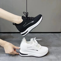 Giày thể thao nữ độn đế 7phân Fashion New phù hợp mọi lứa tuổi