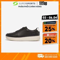 Giày Thể Thao Nữ Fitflop Rally Leather Panel - Đen  - GG2-001