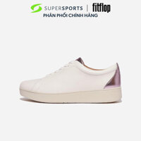 Giày Thể Thao Nữ Fitflop Rally Metallic Backtab - Trắng  - DQ3-B22