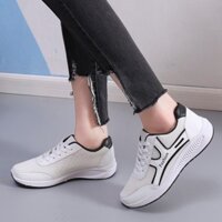Giày thể thao nữ giá rẻ sneaker nữ màu trắng đế bằng cao cấp ulzzang - TKB-M7M7