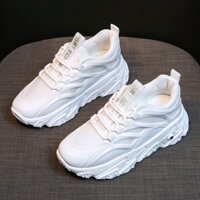 Giày thể thao nữ, giày sneaker ulzzang độn đế cao phối lưới trẻ trung năng động