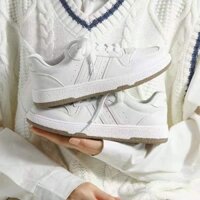 Giày thể thao nữ màu trắng siêu đẹp, giày sneaker dáng cơ bản HTT179