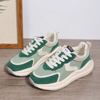 Giày thể thao nữ màu Xanh đế cao 5cm AD0066