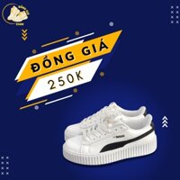 Giày thể thao nữ 𝑷𝒖𝒎𝒂 màu trắng Full Box - giày 𝑷𝒖𝒎𝒂 nữ độn đế tăng chiều cao màu trắng siêu đẹp full pk