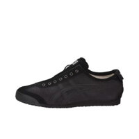 Giày thể thao nữ Onitsuka mới màu đen, giày thể thao thoáng khí Warrior Black D815L-9090