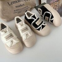 Giày thể thao nữ quai dán ROSA . giày đế bánh mì nữ viền rua đi học thời trang 4 cao cấp cực đẹp