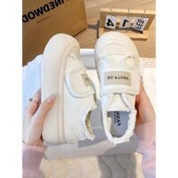 "Giày Thể Thao Nữ Quai Dán Vải CAVAS: Phong Cách Học Sinh Trẻ Trung" 2024 HOT