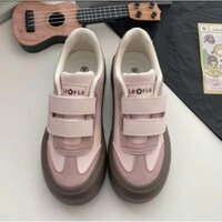 Giày thể thao nữ quai dán Anthenr kiểu dáng mới 2024 đế cao 4cm