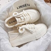 Giày thể thao nữ-Sneaker nữ dây to phối 2 màu -MSP C06 gh