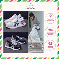 Giày thể thao nữ, Sneaker nữ màu sắc cá tính, độn đế tôn dáng