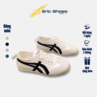 Giày thể thao nữ SSZMGO, Giày nữ form mexico hot trend, Sneaker nữ họa tiết 3 sọc street style