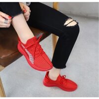 Giày thể thao nữ trắng cao cấp giá rẻ sneaker nữ màu trắng đế độn 5cm ulzzang - TKB-M15M15