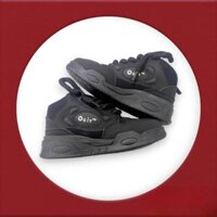 Giày thể thao OGIY đen giày sneaker độn đế cá tính bản dây thừng độc đáo ngầu thoáng khí êm chân full box