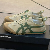 Giày thể thao onitsuka tiger Xanh Nâu mexico 66 full box, hàng chuẩn Đẹp best quality Hot 2024 size 36-43