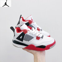 Giày thể thao phong cách hoài cổ phong cách hoài cổ phong cách Jordan Jordan 4 phong cách retro Nike chính hãng cho bé trai và bé gái