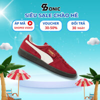 Giày Thể Thao Puma Palermo Red Nam Nữ Unsex Vintage Red Black Be 2025 Full Box