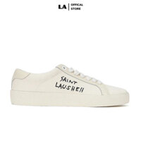 Giày Thể Thao Saint Laurent Paris - Giày Sneaker SLR Paris Kem Vải Canvas Kiểu Dáng Thể Thao Bản Cao Cấp Full Box Bill