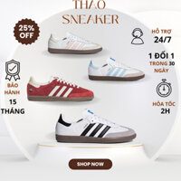 Giày Thể Thao Samba Nam Nữ, Giày Sneaker Đủ Màu Trắng Đỏ Full Box (CÓ HỖ TRỢ ĐỔI SIZE)