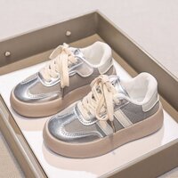 Giày thể thao Sequin đế mềm Giày đế bệt trẻ em