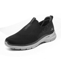 GIÀY THỂ THAO SKECHERS GOWALK 6 CHO NAM MÀU ĐEN ĐẾ TRẮNG