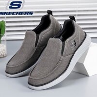 Giày Thể Thao Skechers Phối Lưới Thoáng Khí Thoải Mái Chất Lượng Cao