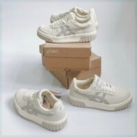 Giày Thể Thao Sneaker Asics Court MZ Xám Nam Nữ Siêu Đẹp, Giày asics Đế Cao Su Đủ Size Nam Nữ Full Box C325