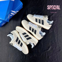 Giày Thể Thao Sneaker Das Campus Xám Đen Bassic Full Box Hàng Cao Cấp. Little Toes Special