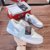 Giày thể thao sneaker Jodan 1 xám xanh thấp . .
