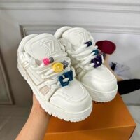 Giày thể thao sneaker luxury  Louis.Vuitton Trainer Maxi White - Sứa Sneaker