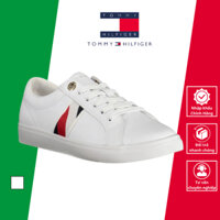 Giày Thể Thao Sneaker Nam Màu Trắng TOMMY HILFIGER Nhập Khẩu Chính Hãng Từ Italy_FW0FW06605F_BIANCO_YBR