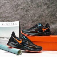 Giày Thể Thao Sneaker Nam N997 Đen Viền Cam + Full Box C005 [Tặng Kèm 1 Đôi Tất/Vớ]