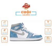 Giày Thể Thao Sneaker Nam Nữ 𝗝𝗼𝗿𝗱𝗮𝗻 𝗛𝘆𝗽𝗲𝗿 𝗥𝗼𝘆𝗮𝗹 Cao Cổ - Giày Jordan Cổ Cao Màu Xanh Nỉ Full Bill Box