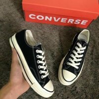 Giày thể thao sneaker nam nữ Converse Cao Cổ Đen Trắng hàng cao cấp full box bill