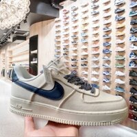 Giày Thể Thao Sneaker Nam Nữ Nike_AF1 Canvas navy, Full bill box Thời trang genz 2022
