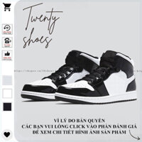 Giày Thể Thao  Sneaker Nam Nữ Cổ Cao, Giày Sneaker Đen Trắng Full Box A329