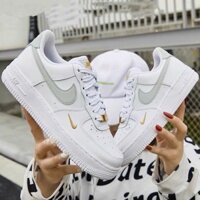 Giày Thế thao Sneaker Nam Nữ NiKe_Trắng AF1 vệt xám, Full Bill Box , thời trang 2022