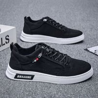 Giày Thể Thao Sneaker Nam Vải BKARR Dây Buộc Thông Minh
