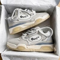 Giày Thể Thao Sneaker Nữ Đế Dày Phối Dây Mập Phong Cách Hàn Quốc Ulzzang - GS9