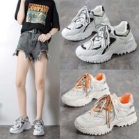 Giày thể thao sneaker nữ đế cao 7 phân cá tính