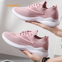 Giày thể thao sneaker nữ màu hồng đế êm nhẹ thoáng khí thương hiệu ZAVAS - S394 - Hàng chính hãng - 37