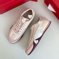 Giày thể thao sneaker nữ P.m UT bella màu hồng cam siêu êm nhẹ , giày thời trang nữ xịn