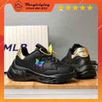 Giày thể thao sneaker 🔥 NY HOLOGRAM FULL ĐEN 🔥. Giày độn đế giúp tăng chiều cao 🍁 Full Box + Full Bill 🍁