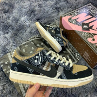 Giầy Thể Thao Sneaker SB Dunk x Travis Scott - Giầy SB Nâu Đen