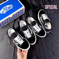 Giày Thể Thao Sneaker Vens Vault Đen School Full Box Hàng Cao Cấp. Little Toes Special