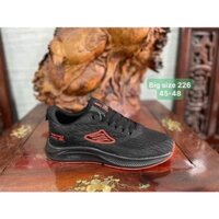 Giày thể thao sneaker wanno nam màu đen BIG SIZE 45 46 47 48, sản phẩm chính hãng, bảo hành 12 tháng