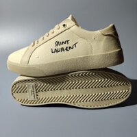 Giầy Thể Thao sneakers YSL Laurent vàng gold new hot 2024 đẳng cấp Hoàng Gia